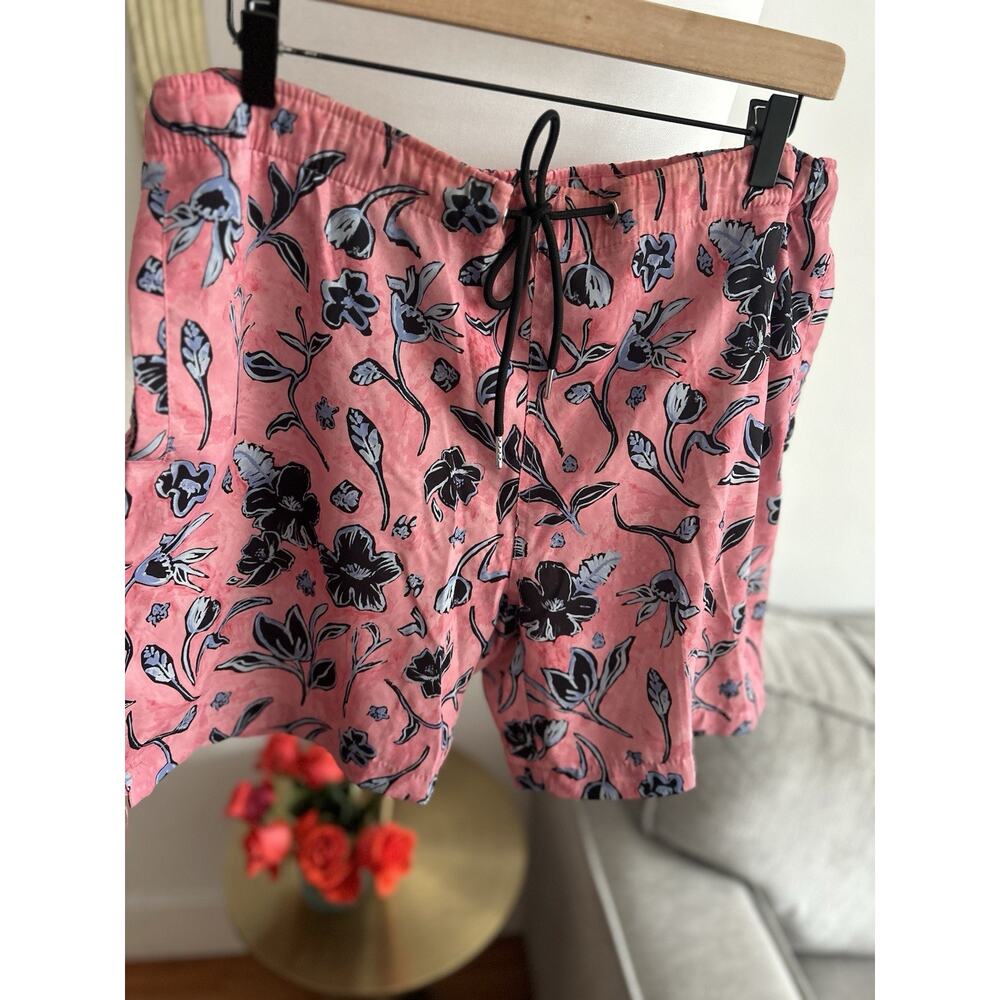 Cove Pink Floral Swim Trunks